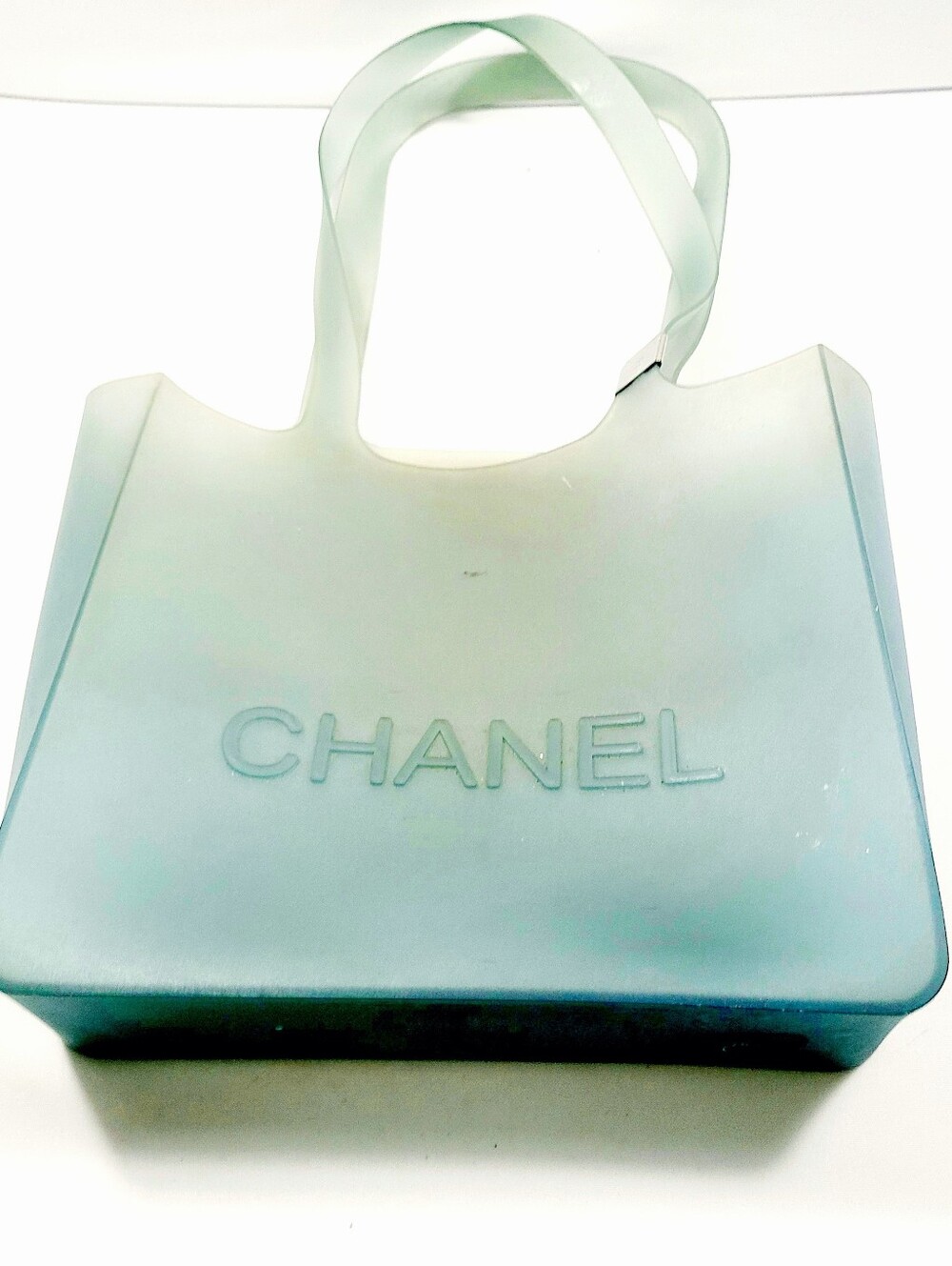 CHANEL Mint Green Jelly Tote Shoulder Bag